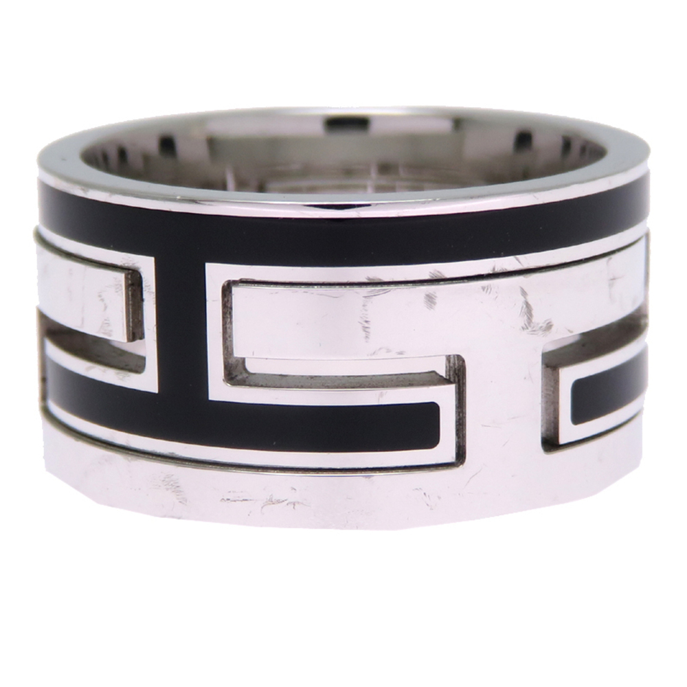 Hermes SV925 Move H #49 Women's/Men's Ring, Sterling Silver 925 - Picture 4 of 7